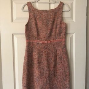 Pink Wool Sleeveless Dress